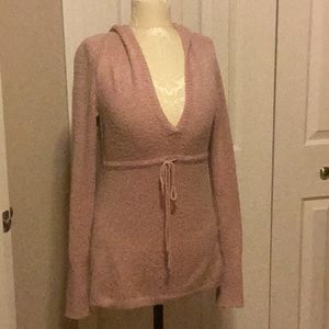 Take Out women’s pink hoodie with princess waistline size XL in fair condition